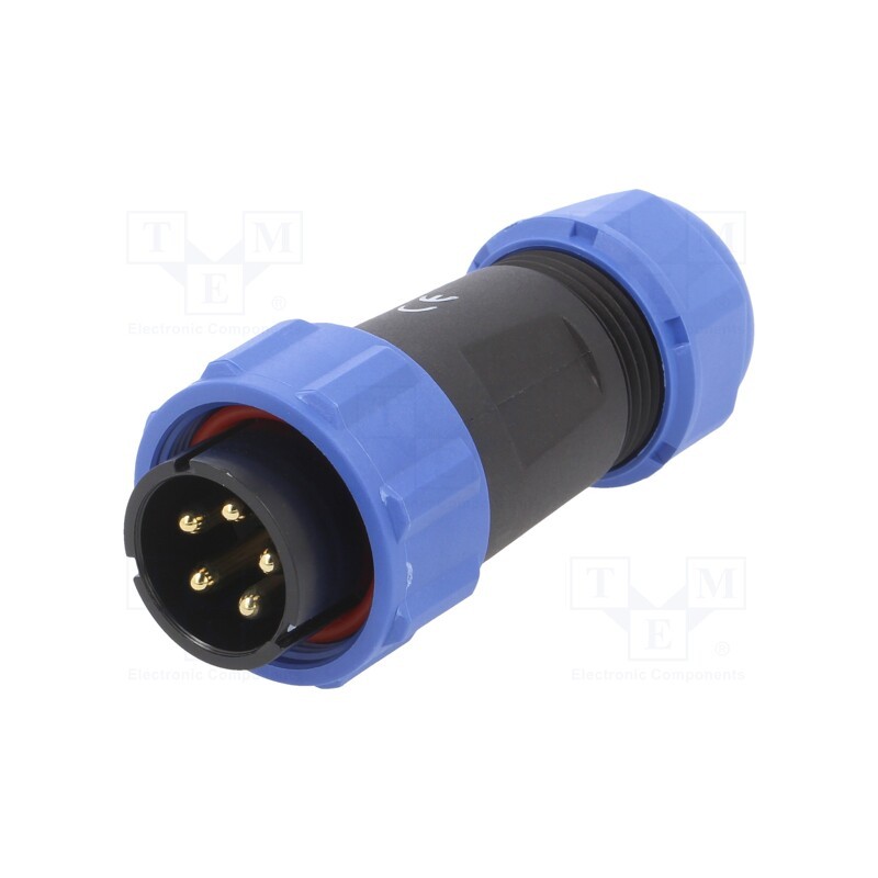 1 pcs x WEIPU - SP2110/P5II-2N - Plug, SP21, male, PIN: 5, IP68, 7÷12mm, 10A, screw terminal, 500V
