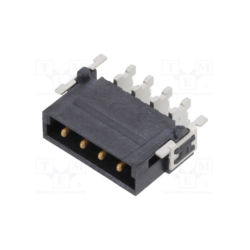 1 pcs x HARTING - 15550042601333 - Connector: PCB to PCB, male, PIN: 4, 2.54mm, har-flex® Power, 21A