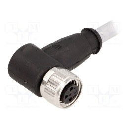 1 pcs x HARTING - 21348300380010 - Connector: M8, female, PIN: 3, angled 90°, with lead, plug, 1m, PVC