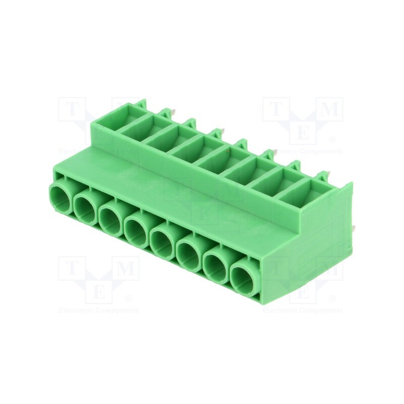 1 pcs x PHOENIX CONTACT - MKDS 5N HV/ 8-ZB-6,35 1777600 - PCB terminal block, angled 90°, 6.35mm, ways: 8, on PCBs, 0.2÷4mm2