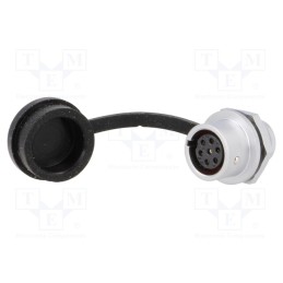 1 pcs x WEIPU - SF1212/S7 - Socket, SF12, female, PIN: 7, IP67, 5A, soldering, 125V, 0.75mm2