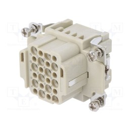 1 pcs x DEGSON ELECTRONICS - DDD-024-FC - Connector: HDC, contact insert, female, DDD, PIN: 24, 24+PE, crimped
