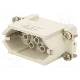 1 pcs x AMPHENOL - C14610A0155002 - Connector: HDC, contact insert, male, C146,heavy|mate D, PIN: 15