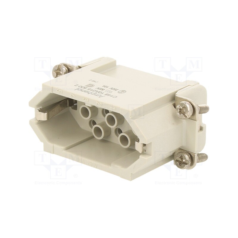1 pcs x AMPHENOL - C14610A0155002 - Connector: HDC, contact insert, male, C146,heavy|mate D, PIN: 15