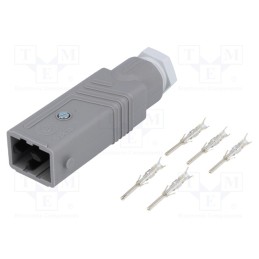 1 pcs x HIRSCHMANN - 931692106 STAS 5 - Connector: rectangular, ST, plug, male, PIN: 5, silver plated, IP54