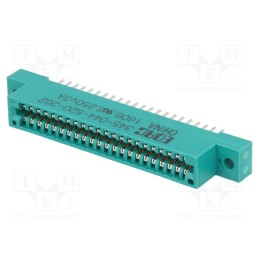 1 pcs x EDAC - 345-044-520-202 - Card edge, PIN: 44, soldering, on PCBs, gold-plated, 2.54mm, 345