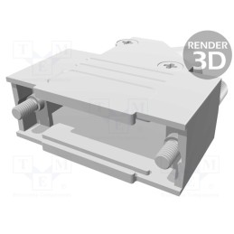 1 pcs x HARTING - 9670150333 - Enclosure: for D-Sub connectors, D-Sub 15pin,D-Sub HD 26pin