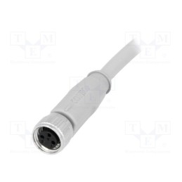 1 pcs x CONEC - SAL-8-RK3-3/A1 - Connector: M8, Len: 3m, female, PIN: 3, straight, for cable, plug