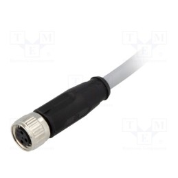 1 pcs x HARTING - 21348100380020 - Connector: M8, female, PIN: 3, straight, with lead, plug, 2m, PVC