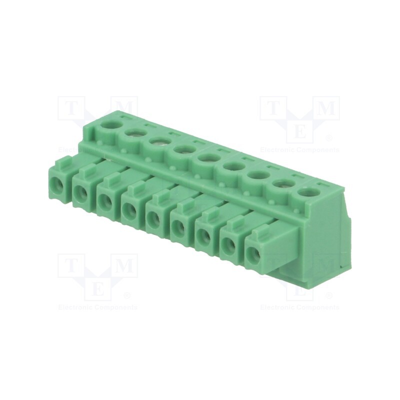 1 pcs x PHOENIX CONTACT - MC 1,5/ 9-ST-3,81 1803646 - Pluggable terminal block, 3.81mm, ways: 9, straight, plug, female