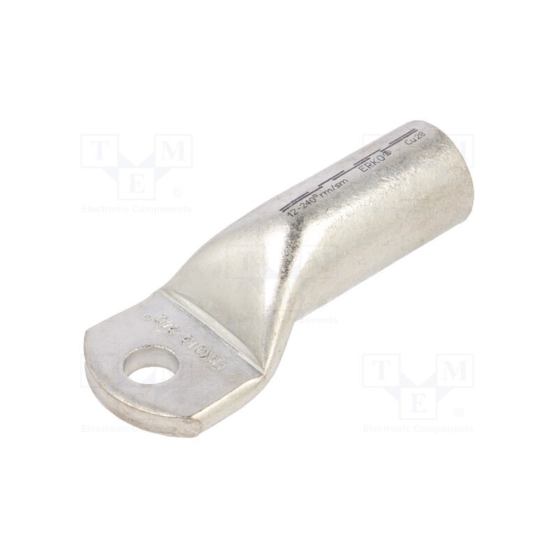 1 pcs x ERKO - KCS_12-240/1 - Tip: ring tube, M12, 240mm2, crimped, for cable, tinned, copper