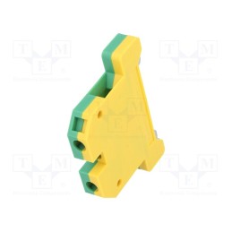 1 pcs x WEIDMu00dcLLER - 0661260000 EK 6/35 - Splice terminal: rail, 6mm2, ways: 1, terminals: 2, yellow-green
