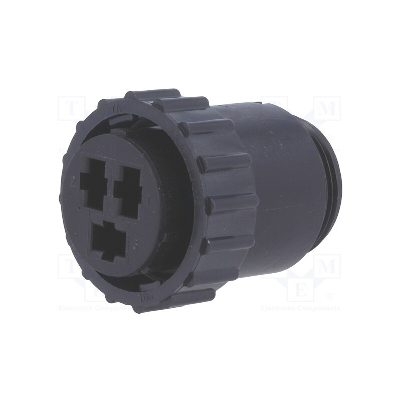 1 pcs x TE Connectivity - 206037-2 - Plug, female, PIN: 3, w/o contacts, CPC Series 3, for cable
