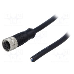 1 pcs x DEGSON ELECTRONICS - PM-M12B-05P-FF-SL8A01-00A(H) - Plug, M12, PIN: 5, female, B code-Profibus, IP65,IP67, 60V, 4A, 1m