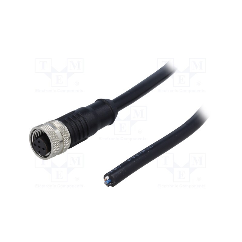 1 pcs x DEGSON ELECTRONICS - PM-M12B-05P-FF-SL8A01-00A(H) - Plug, M12, PIN: 5, female, B code-Profibus, IP65,IP67, 60V, 4A, 1m