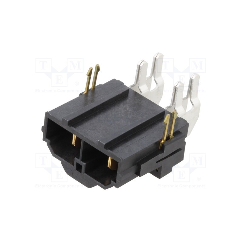1 pcs x MOLEX - 428202223 - Socket, wire-board, male, Mini-Fit Sr, 10mm, PIN: 2, 50A, THT, 600V