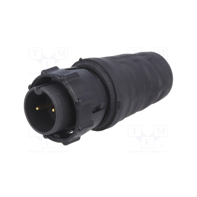 1 pcs x SWITCHCRAFT - EN3C2MX - Connector: circular, EN3, plug, male, soldering, for cable, PIN: 2