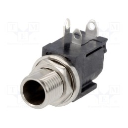 1 pcs x SWITCHCRAFT - RAPC10P - Socket, DC supply, male, with peg, on PCBs, THT, 11A