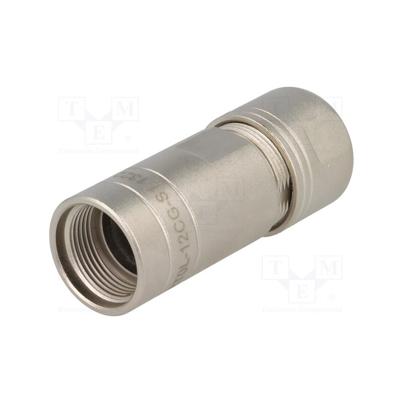 1 pcs x AMPHENOL - RT0L-12CG-S1 - Gland, RT360, straight, -40÷105°C, Mat: metal, size 12, 10.5mm