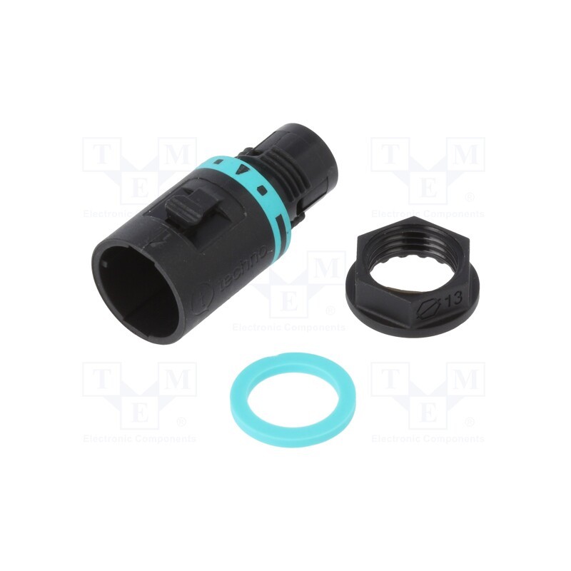 1 pcs x TECHNO - THB.381.L3E - Connector: AC supply, screw terminal, male, TH381, 0.25÷1mm2, 400V