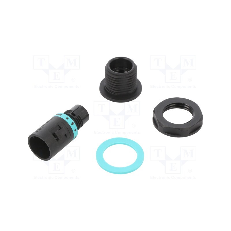 1 pcs x TECHNO - THB.381.N3E - Connector: AC supply, screw terminal, male, TH381, 0.25÷1mm2, 400V