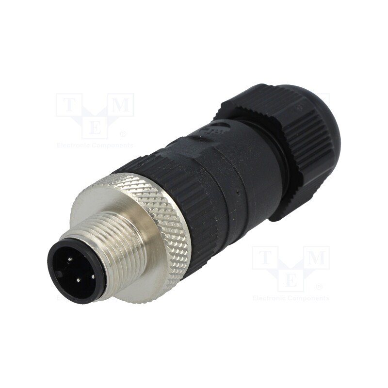 1 pcs x LUMBERG AUTOMATION - 11585 RSC 4/9 - Plug, M12, PIN: 4, male, A code-DeviceNet / CANopen, for cable