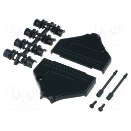 1 pcs x ENCITECH - 6560-0115-04 - Enclosure: for D-Sub connectors, D-Sub 37pin,D-Sub HD 62pin