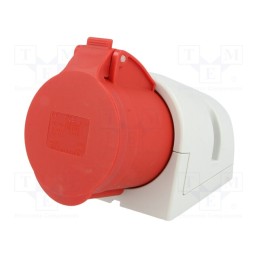 1 pcs x PCE - 125-6 - Connector: AC supply 3-phase, socket, female, 32A, 400VAC, IP44