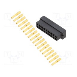 1 pcs x HARWIN - M80-8881805 - Plug, wire-wire/PCB, female, Datamate L-Tek, 2mm, PIN: 18, crimped