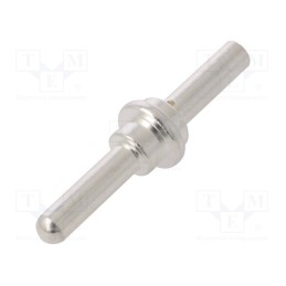 1 pcs x ANDERSON POWER PRODUCTS - 80-1010 - Contact, male, silver plated, 10mm2, 8AWG, power contact, crimped