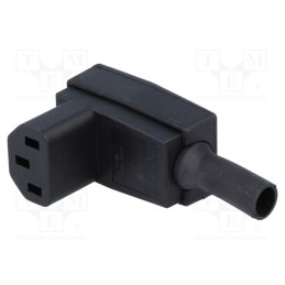 1 pcs x BULGIN - PX0588 - Connector: AC supply, plug, female, 10A, 250VAC, IEC 60320, C13 (F)