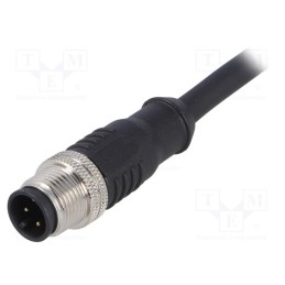 1 pcs x DEGSON ELECTRONICS - PM-M12A-04P-MM-SL8B01-00A(H) - Plug, M12, PIN: 4, male, A code-DeviceNet / CANopen, IP65,IP67