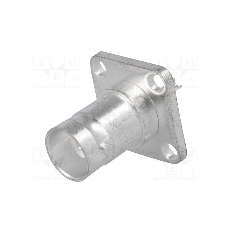 1 pcs x TE Connectivity - 1-1337446-0 - Socket, BNC, female, straight, 50Ω, soldering, PTFE, silver plated