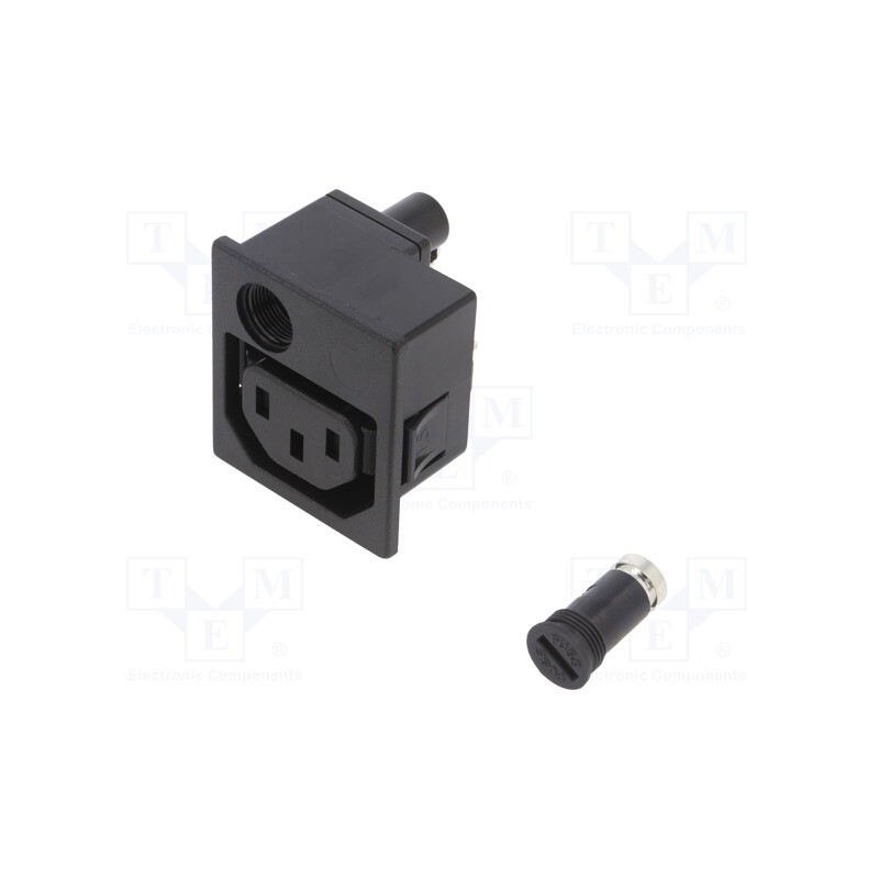 1 pcs x SCHURTER - 4719.431 - Connector: AC supply, socket, female, 10A, 250VAC, IEC 60320