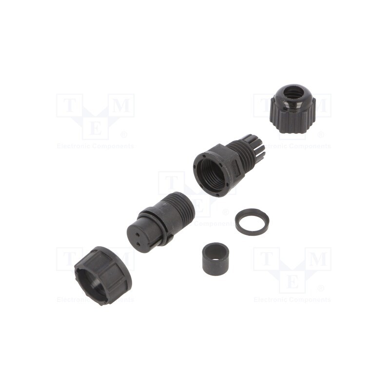 1 pcs x AMPHENOL LTW - BD-02BFFA-LL7001 - Connector: circular, plug, size B, female, PIN: 2, 5A, IP67, straight