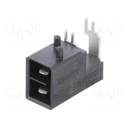 1 pcs x Amphenol Communications Solutions - 10140951-101LF - Connector: wire-board, socket, male, VerIO™, PIN: 2, on PCBs