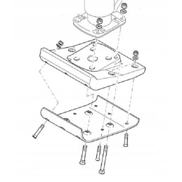 Bomag 54002090 foot set 280 mm bt series tamper