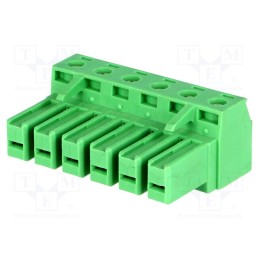1 pcs x PHOENIX CONTACT - PC 4/ 6-ST-7,62 1804946 - Pluggable terminal block, 7.62mm, ways: 6, straight, plug, female