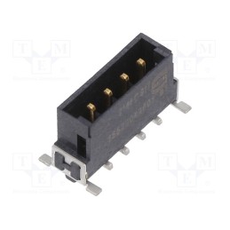 1 pcs x HARTING - 15520042601333 - Connector: PCB to PCB, male, PIN: 4, 2.54mm, har-flex® Power, 20A