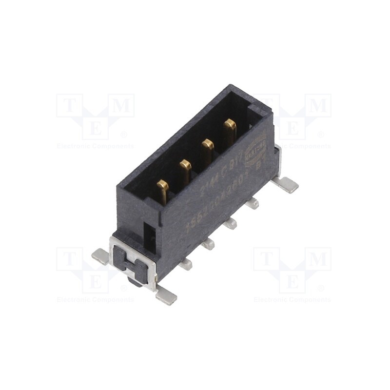 1 pcs x HARTING - 15520042601333 - Connector: PCB to PCB, male, PIN: 4, 2.54mm, har-flex® Power, 20A