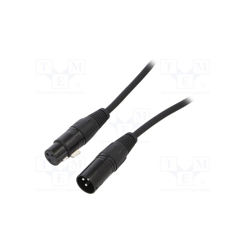 1 pcs x CLIFF - FC619103 - Male-female, PIN: 3, Cable: XLR-XLR, 3m