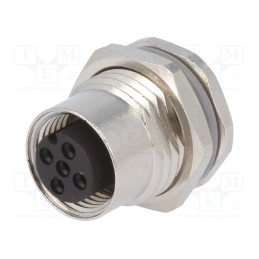 1 pcs x TE Connectivity - T4131012031-000 - Socket, M12, PIN: 3, female, A code-DeviceNet / CANopen, soldering