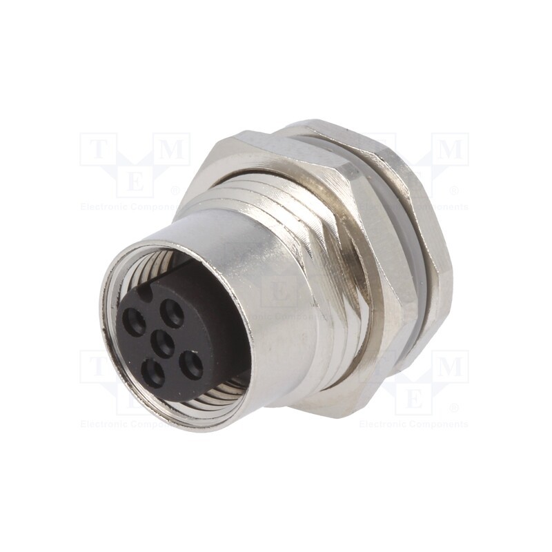 1 pcs x TE Connectivity - T4131012031-000 - Socket, M12, PIN: 3, female, A code-DeviceNet / CANopen, soldering