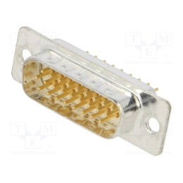 1 pcs x Deltron AG - HD-D26PY/2 - D-Sub HD, PIN: 26, socket, male, on PCBs, straight, THT