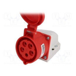 1 pcs x PCE - 125-6K - Connector: AC supply 3-phase, socket, female, 32A, 400VAC, IP44