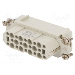 1 pcs x AMPHENOL - C14610B0250002 - Connector: HDC, contact insert, female, C146,heavy|mate D, PIN: 25