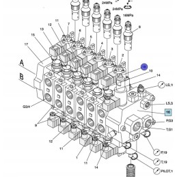 Olsberg PV90 coil loglift coil spacer 9810323