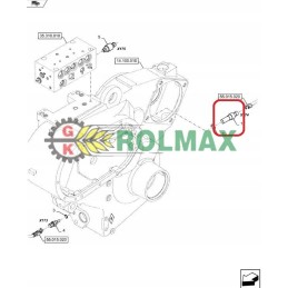 Temperature sensor new holland cx cr 86623600 473