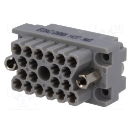 1 pcs x EDAC - 516-020-000-402 - Connector: rectangular, socket, hermaphrodite, Mat: polycarbonate