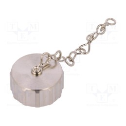 1 pcs x HARTING - 9151009102 - Protection cover, chain, internal thread, Mat: metal